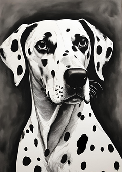 The Dalmatian is a distinctive breed known for its unique spotted coat and rich history that spans centuries. The breed's origins are somewhat mysterious, but it is believed to have ties to the historical region of Dalmatia, now part of modern-day Croatia, where early depictions of spotted dogs have been found in art and historical records. However, evidence suggests the Dalmatian’s ancestry may extend far beyond this region, with similar spotted dogs seen in Egyptian tomb art and ancient European paintings.