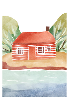 Peaceful getaway on the lake shore