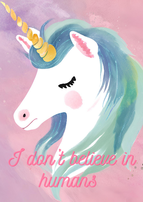 Mythical Spirit Unicorn Art Print