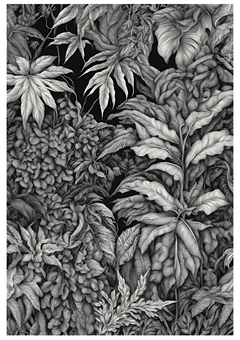 A jungle of artistic botanics