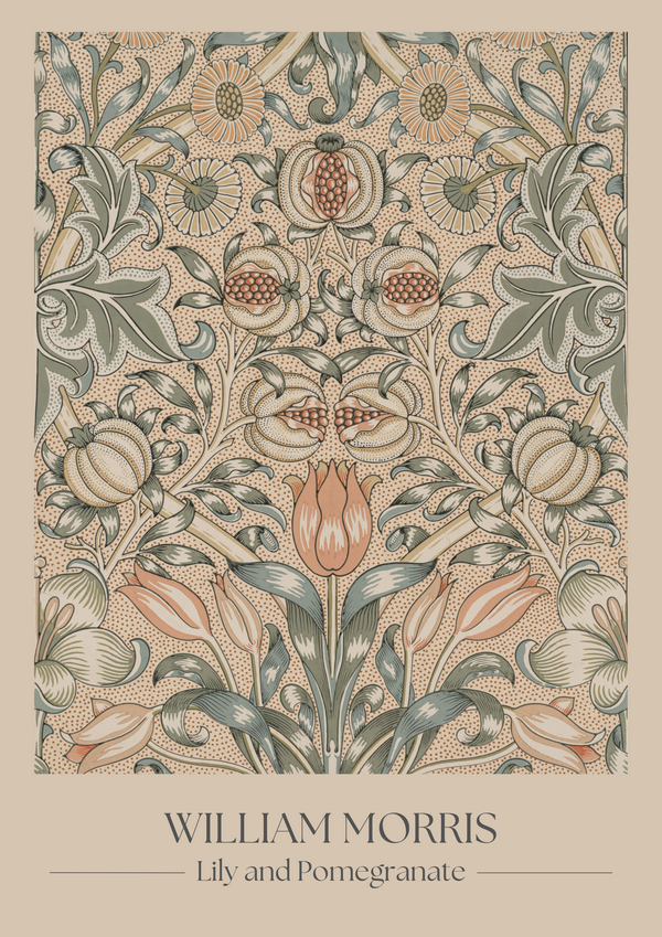 A classic floral design by the renowned textile artist