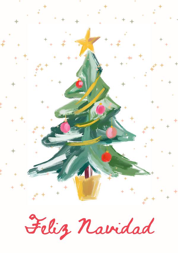 The Classic Christmas tree with a Spanish twist. Fun and festive to bring the joy of Christmas to any space.