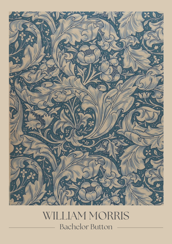 Vintage Inspired Blue and White Pattern